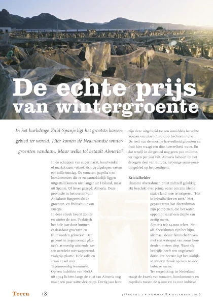 De echte prijs van wintergroente