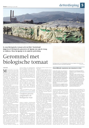 Gerommel met bio | Trouw