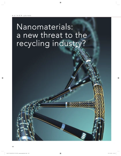 Nanomaterials a new threat to the recycling industry | Portfolio
